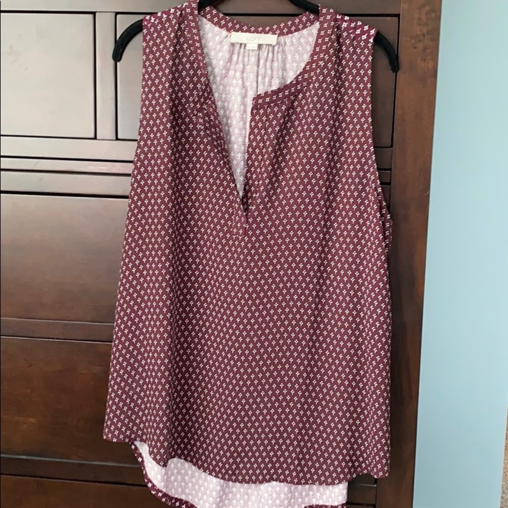 Loft sleeveless top.
